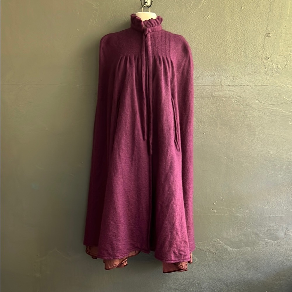 Elegant Purple Trench Coat